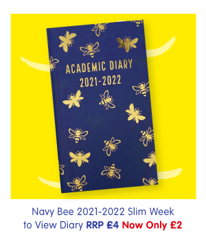 Navy Bee 2021-2022 Slim Week to View Diary