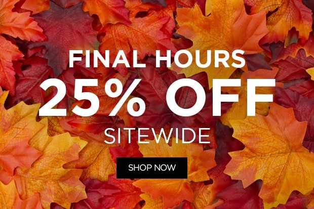 25% Sitewide