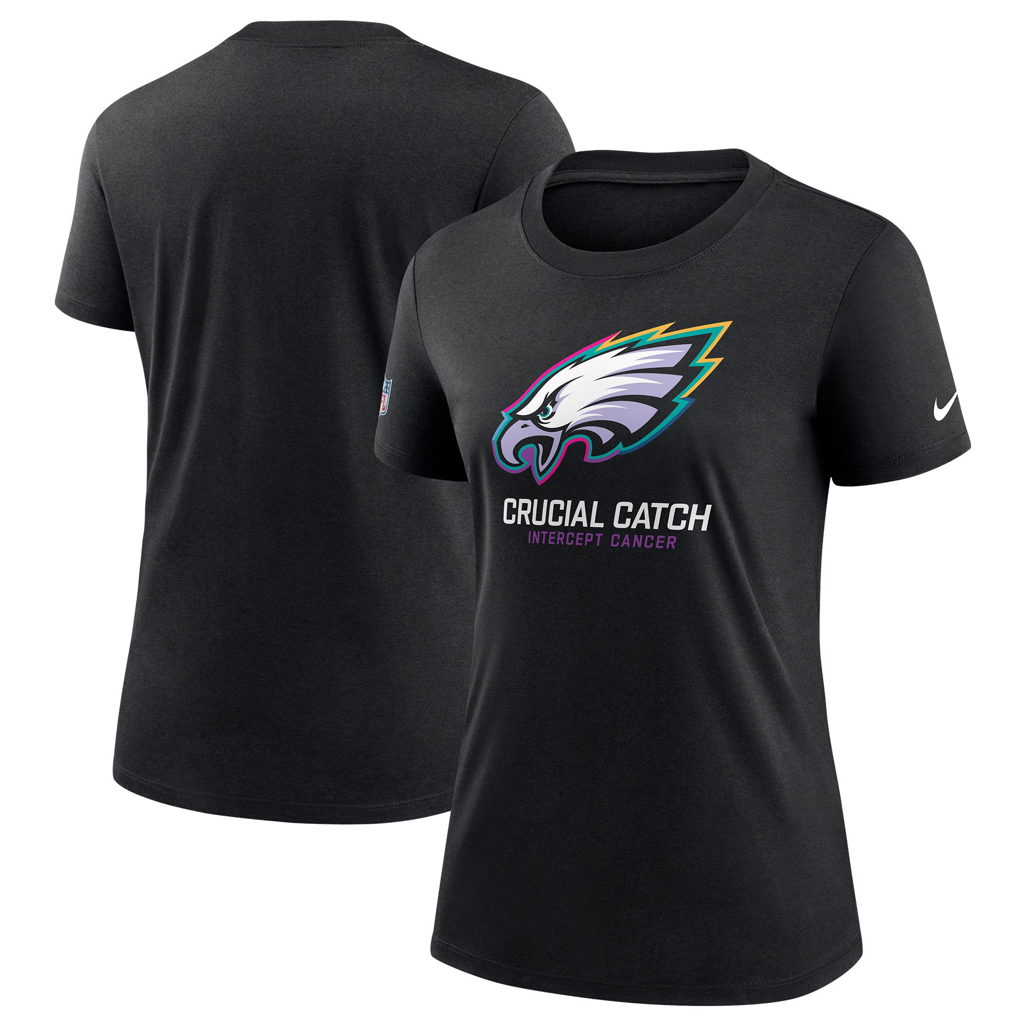  Nike Black 2024 NFL Crucial Catch Tri-Blend T-Shirt