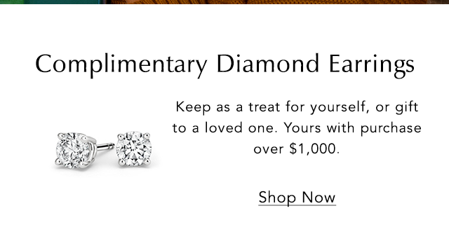 Complimentary Diamond Earrings