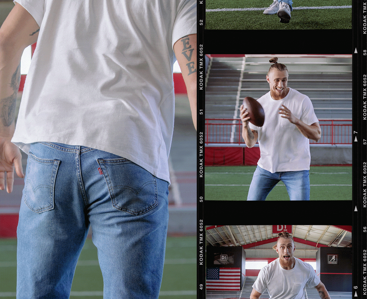 MAKE MOVES: GEORGE KITTLE 541™ATHLETIC TAPER FIT