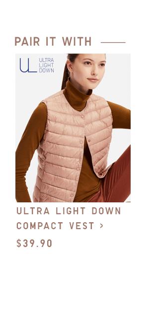 ULTRA LIGHT DOWN COMPACT VEST $39.90