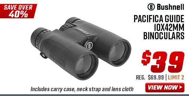 Bushnell Pacifica Guide 10x42mm Binoculars