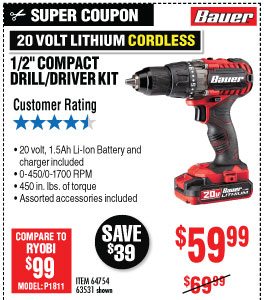 View 20V Hypermax? Lithium 1/2 in. Drill/Driver Kit