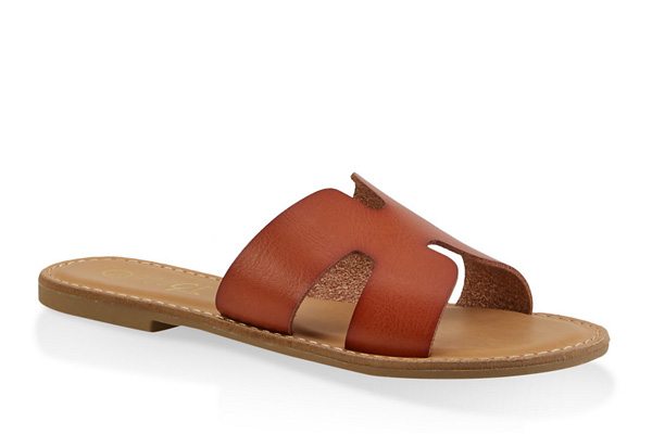 Cut Out Slide Sandals