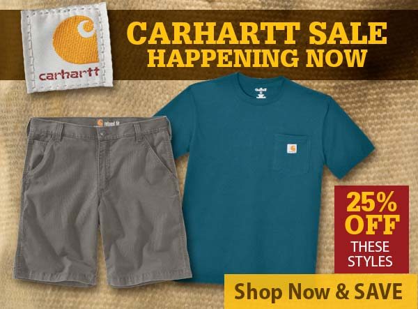 CARHARTT SALE HAPPENING NOW | 25% OFF These Styles | Shop Now & SAVE
