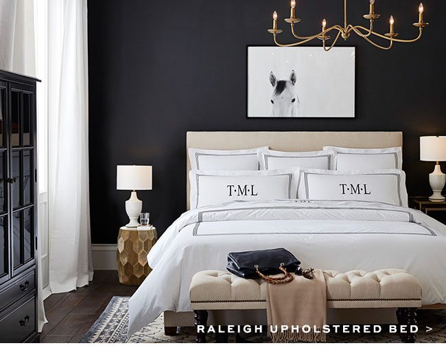 RALEIGH UPHOLSTERED BED >