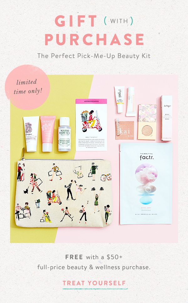 Free beauty gift with purchase.