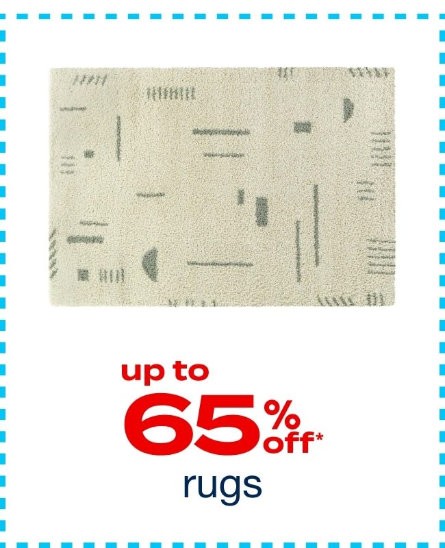 Up to 65% off Rugs