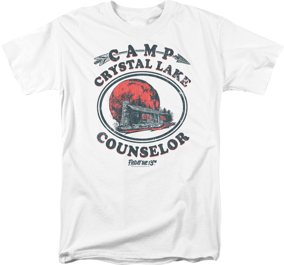 Camp Crystal Lake Counselor Friday the 13th T-Shirt