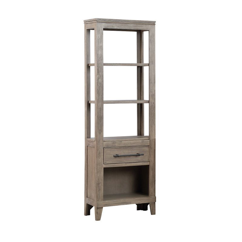 Marlow Park Contemporary Gray Bookcase Pier