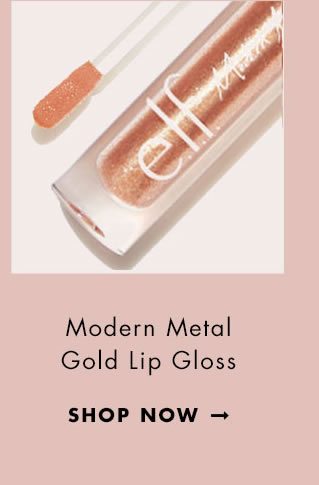 Modern Metal Gold Lip Gloss. Shop Now