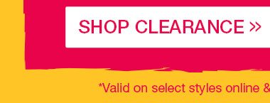 Shop clearance