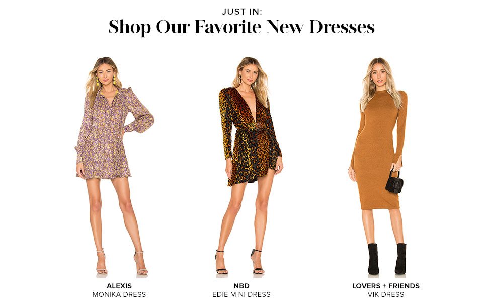 Just In: Shop Our Favorite New Dresses