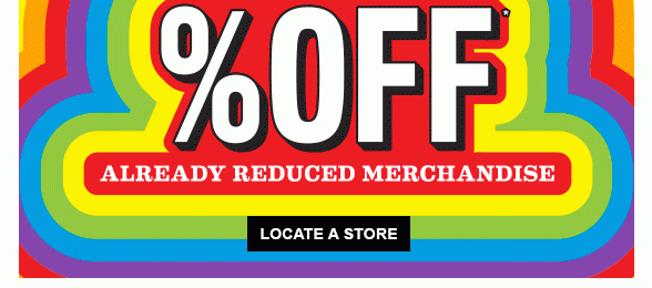 Monster Sale! Extra 60% Off Already Reduced Merchandise