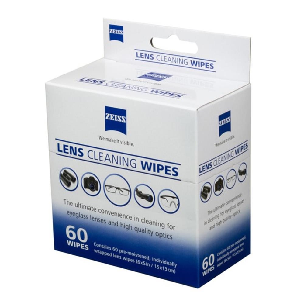 ZEISS LENS WIPES 60 COUNT DISPOSABLE