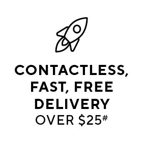 Contactless, fast, free delivery over $30#