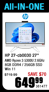 HP 27-cb0030 27 in.