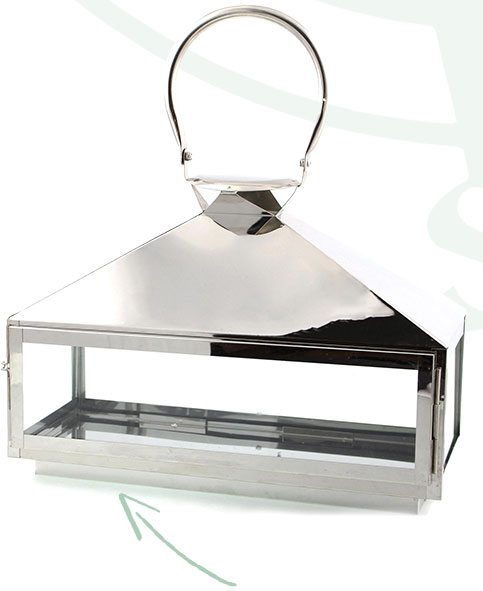 Long Glass Lantern - £34.99