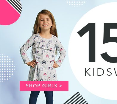 15% off kidswear