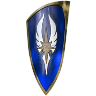 Blue LARP Elven Shield