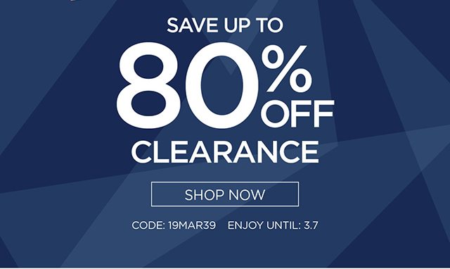 Save Up To 80% Off Clearance - Shop Now