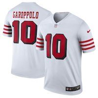 Men's San Francisco 49ers Jimmy Garoppolo Nike White Color Rush Legend Player Jersey