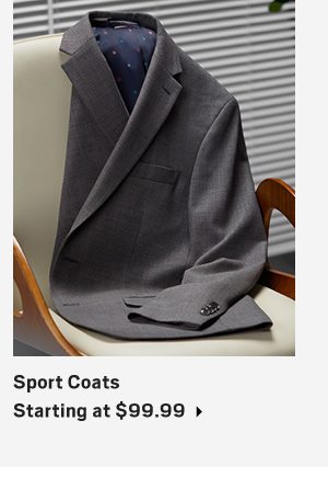 Sport Coats Starting at $99.99>