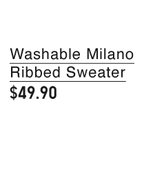 PDP10 - MEN WASHABLE MILANO RIBBED SWEATER