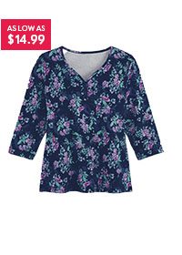 Essential Knit Sweetheart Neckline Tee as low as $14.99
