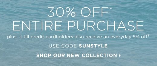 30% off entire purchase. Use code: Sunstyle »