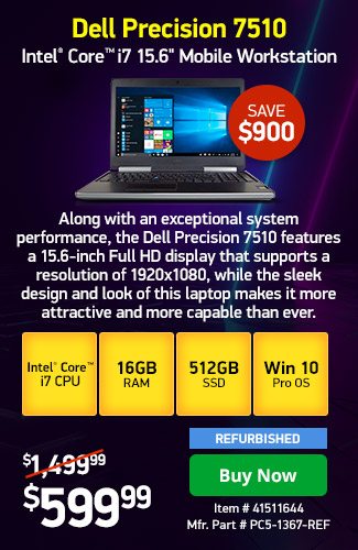 Dell Precision 7510 i7 16GB 512SSD w/ 1yr Warranty | 41511644 | Shop Now