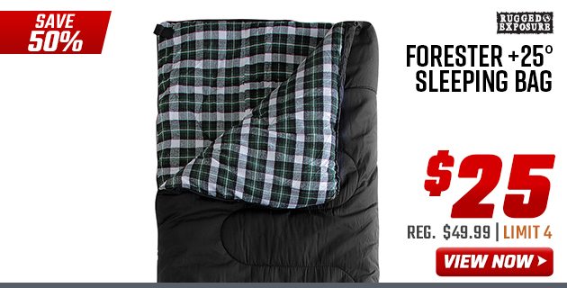 Rugged Exposure Forester +25° Sleeping Bag