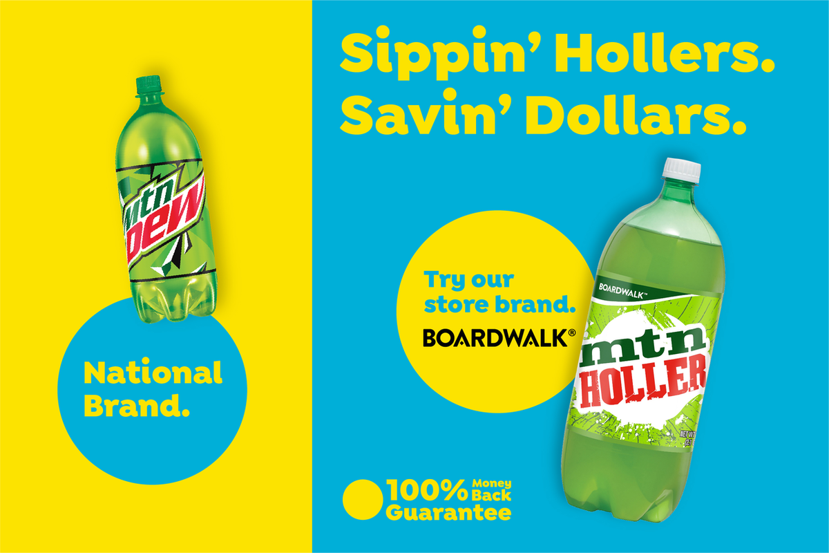 Sippin' Hollers from Save A Lot is Savin' you dollars.