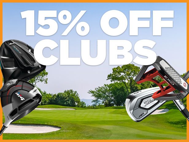 15% Off Clubs 