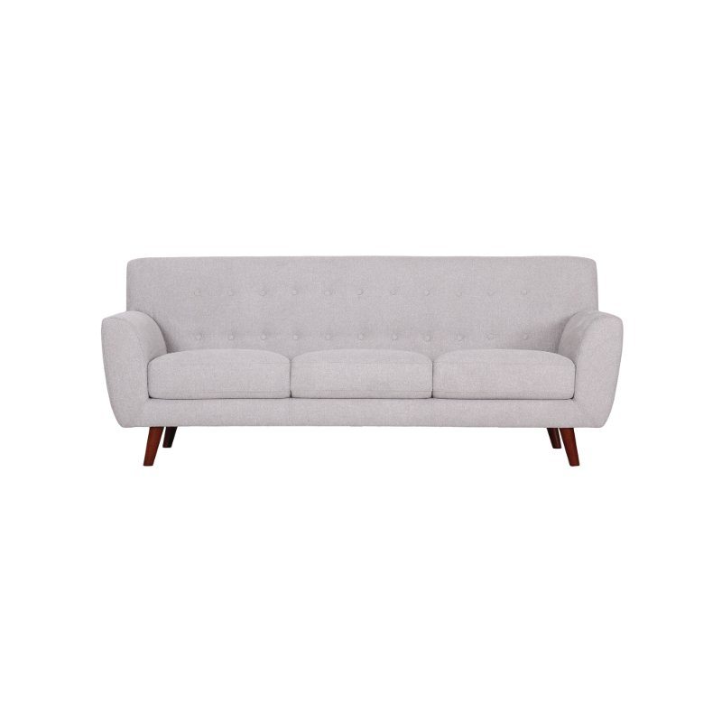 Liverpool Mid Century Modern Light Gray Sofa