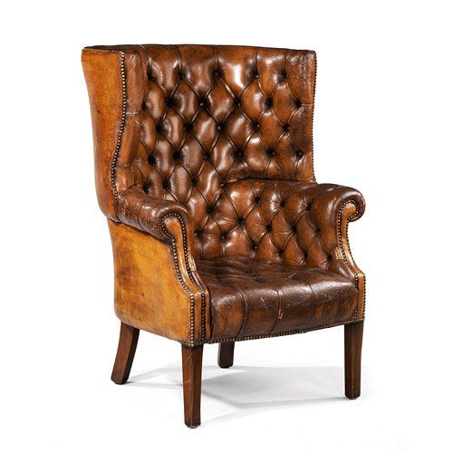 Chippendale Style Wingback Chairs