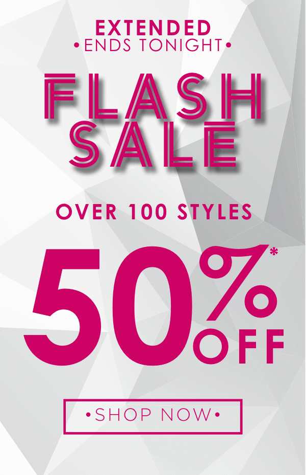 Flash Sale - 50% OFF