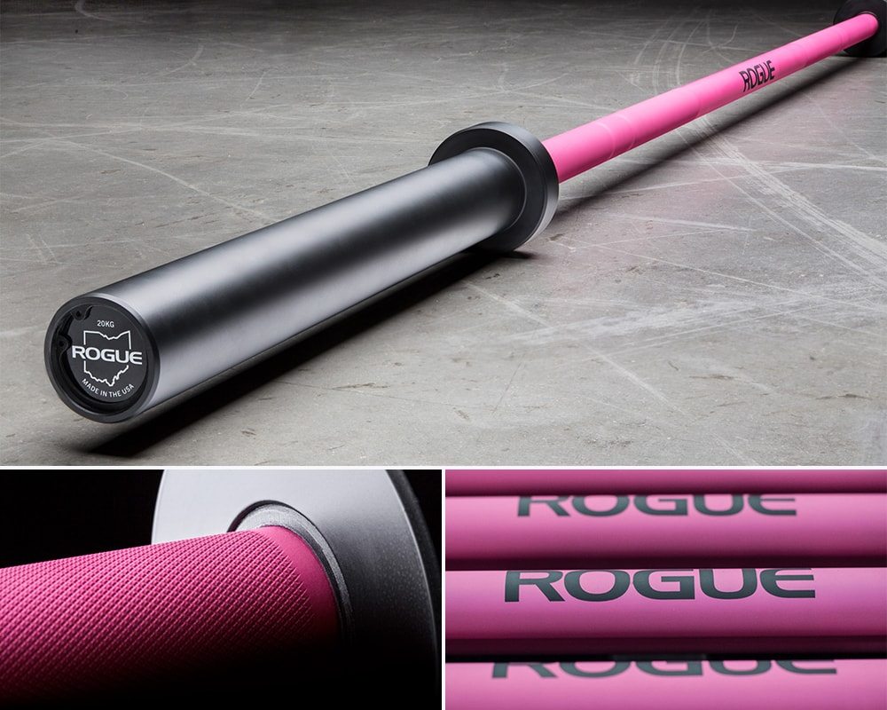 Rogue 2025 barbell pink