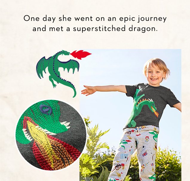 Superstitch T-Shirt - Charcoal Grey Dragon