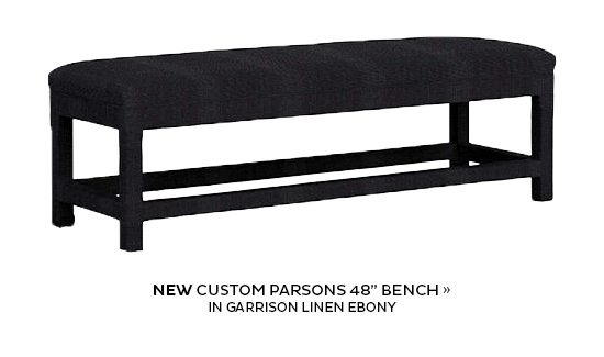 Parsons 48 inch Bench