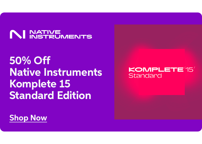 50% Off Native Instruments Komplete 15 Standard Edition