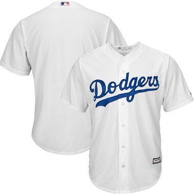 Majestic Los Angeles Dodgers White Official Cool Base Jersey