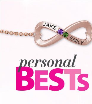 Personalize Your Couple's Heart Infinty Engravable Bracelet