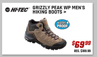 HI-TEC Grizzly Peak WP Men's Hiking Boots