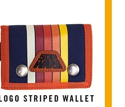 Logo Striped Wallet