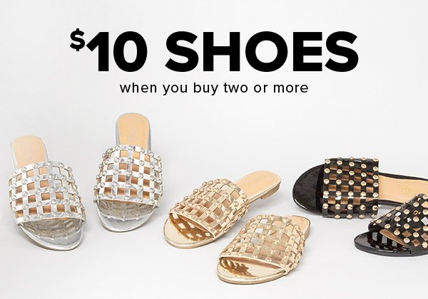 Shop $10 Shoes