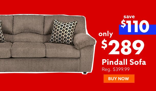 Save $110 on Pindall Sofa