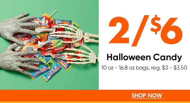 2/$6 Halloween Candy