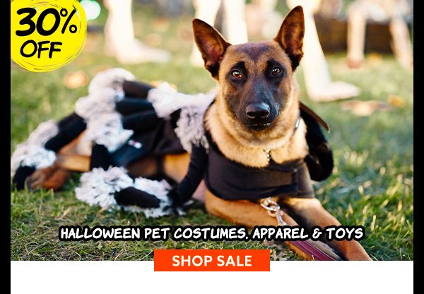 Halloween Pet Costumes, Apparel & Toys